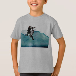 フリースタイルBMXの自転車の発育阻害 Tシャツ