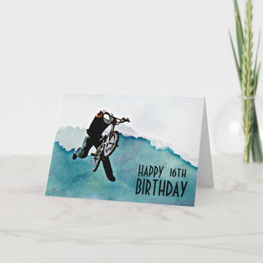 フリースタイルBMX自転車スタント カード (正面)