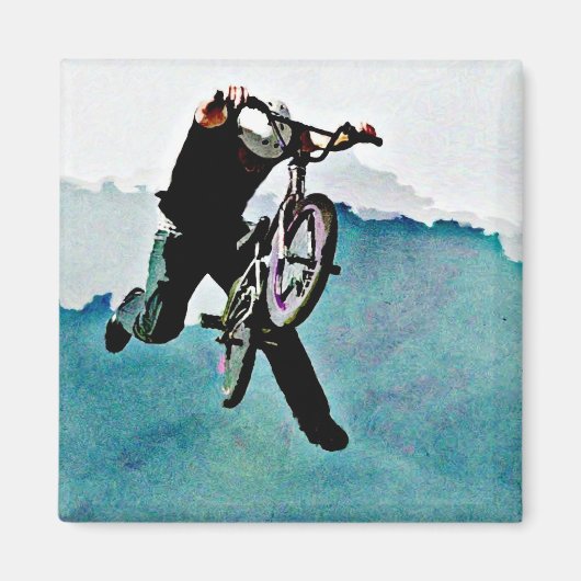 フリースタイルBMX自転車スタント マグネット (正面)