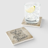 フリースター旗の国 ストーンコースター (横)