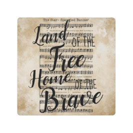 フリースター旗の国 メタルプリント