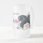 フリースナウマ、スタリオン、フォーク花 フロストグラスビールジョッキ (正面右)