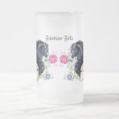 フリースナウマ、スタリオン、フォーク花 フロストグラスビールジョッキ (中央)