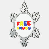 フリースナグ スノーフレークピューターオーナメント (右)