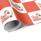 フリースナビダードラッピング紙 ラッピングペーパー (ロールコーナー)