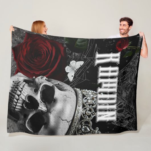 フリースパーソナライズされたスローHaustingアデラインズードミー フリースブランケット (インサイチュ)