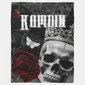 フリースパーソナライズされたスローHaustingアデラインズードミー フリースブランケット (正面)