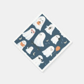 フリースピリッツ幽霊紙ナプキンズ – ハロウィンデコール スタンダードカクテルナプキン (角)