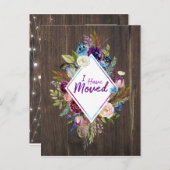 フリースピリットの引っ越し葉書 案内ポストカード (正面/裏面)