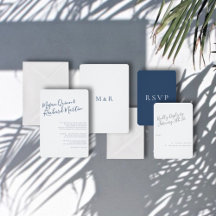 フリースピリットモダン結婚式招待状