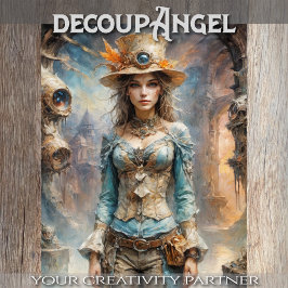 フリースピリット美しい- Decopage - 薄葉紙