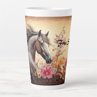フリースピリット馬 カフェラテマグ
