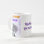 フリースピリット・ママ：内花の子供を抱き込む コーヒーマグカップ (正面左)