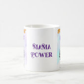 フリースピリット・ママ：内花の子供を抱き込む コーヒーマグカップ (中央)