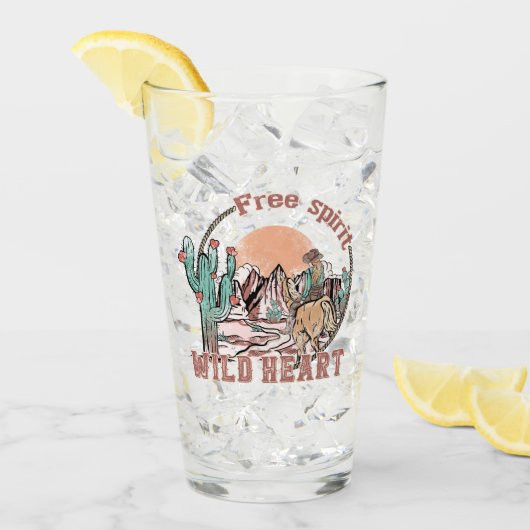 フリースピリット、ワイルドハート タンブラーグラス (アイス正面)