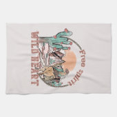 フリースピリット、ワイルドハート |西の国 キッチンタオル (横)