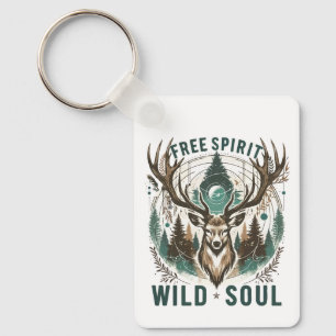 フリースピリット – Wild Soul Stag キーホルダー