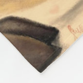 フリースブランケットおもしろい紳士キリンバラ フリースブランケット (角)