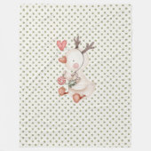 フリースブランケットかわいいアヒル フリースブランケット (正面)