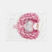 フリースブランケットが私のハートの記念碑を投げる フリースブランケット (正面(横))