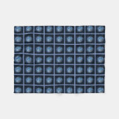 フリースブランケットと青いライオン フリースブランケット (正面(横))