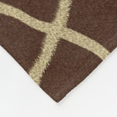 フリースブランケットのお洒落なキリン フリースブランケット (角)