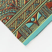 フリースブランケットの金ゴールドのチャクラの記号のヨガのスピリチュアル フリースブランケット (角)