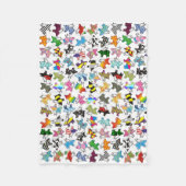 フリースブランケットの飛んでいるなブタ フリースブランケット (正面)