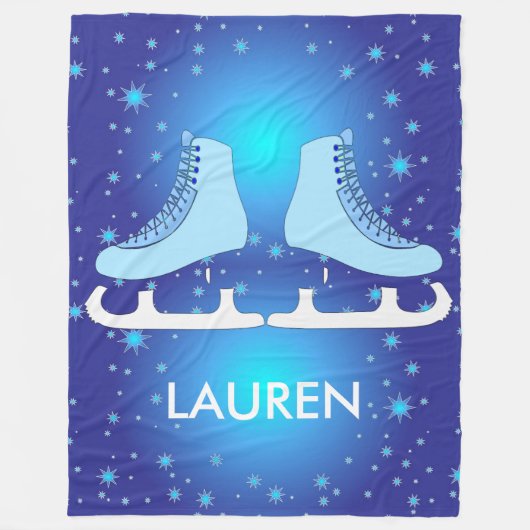 フリースブランケットはアイススケートします フリースブランケット (正面)