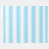 フリースブランケットクリアウォーストライプターCAPRIブルー フリースブランケット (正面(横))