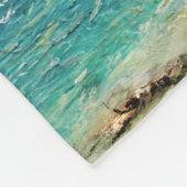 フリースブランケットセーラーボーツストーミーシーズアンズレ フリースブランケット (角)