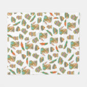 フリースブランケットボホハットガール フリースブランケット (正面(横))