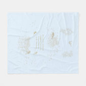 フリースブランケット箴言ブルータン卿を信頼 フリースブランケット (正面(横))