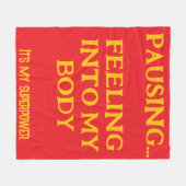 フリースブランケット (正面(横))