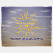 フリースブランケット (正面(横))