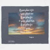 フリースブランケット (正面(横))