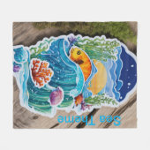 フリースブランケット (正面(横))