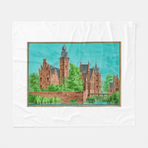  フリースブランケット