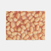 フリースブランケット30" x40" -焼いたな豆 フリースブランケット (正面(横))