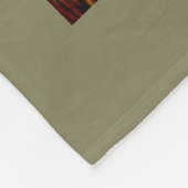 フリースブランケット30x40の花のシカの枝角の芸術 フリースブランケット (角)