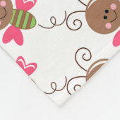 フリースブランケット/かわいい(昆虫)マルハナバチ フリースブランケット (角)