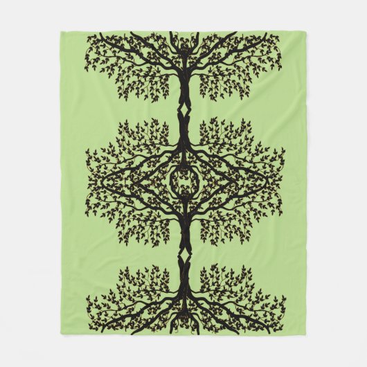 フリースブランケット-もろい枝 フリースブランケット (正面)