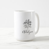 フリースブランケット コーヒーマグカップ (正面右)