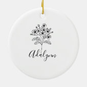 フリースブランケット セラミックオーナメント (裏面)