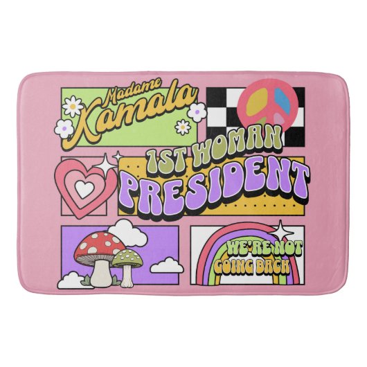 フリースブランケット バスマット (正面)