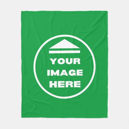 フリースブランケット- パーソナライズされた – イメージの追加/文字 フリースブランケット (正面)