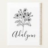 フリースブランケット プランナー手帳 (裏面)