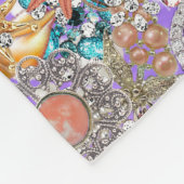 フリースブランケット、ベビーシャワー、女の赤ちゃん、王女、 フリースブランケット (角)