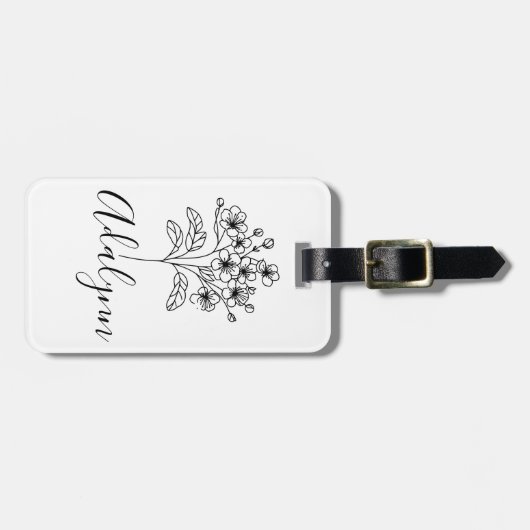 フリースブランケット ラゲッジタグ (正面横)