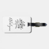 フリースブランケット ラゲッジタグ (裏面横)